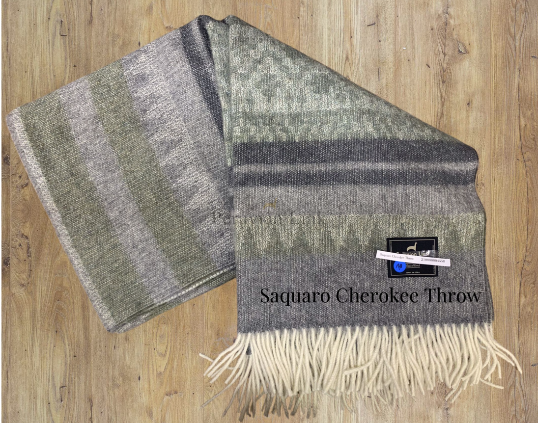 Cherokee Alpaca & Wool Throw Cherokee Alpaca & Wool Throw